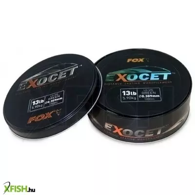 Fox Exocet Monofil Zsinór 1000m 0.30mm 5,9kg - Trans Khaki - Fém Dobozban