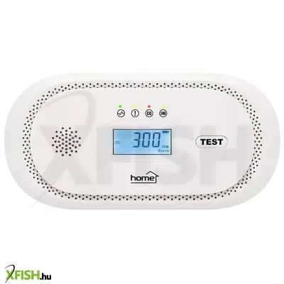 Home co10lcd szén-monoxid vészjelző, lcd kijelző , elemes, 2 év elem élettartam, 10 év érzékelő élettartam