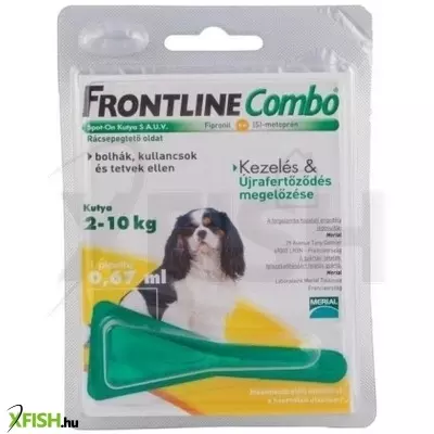Frontline combo kutya S 2-10 kg 0.67ml