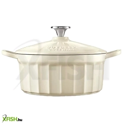 Buydeem cp521-aw öntöttvas lábas, 2,9 liter, zománcozott, fehér