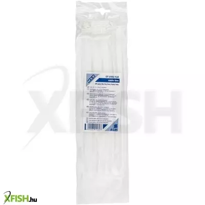 Use home ct 250/4,8 kábelkötegelő, 4,8 mm széles, 250 mm hosszú, 25 db, átlátszó