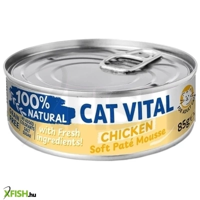 Cat Vital Konzerv Mousse Csirkével Felnőtt Macskáknak 85g