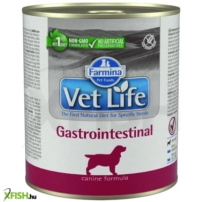 Vet Life Dog Konzerv Gastrointestinal Nedves Kutya Eledel 300g
