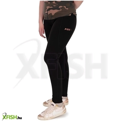 Fox Wc Black Lined Leggings Női Horgász Nadrág S