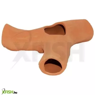 Aquadecor czimmer fatörzs odú kerámia dekoráció akváriumba (terrakotta) - cz107 (20x18x7cm)