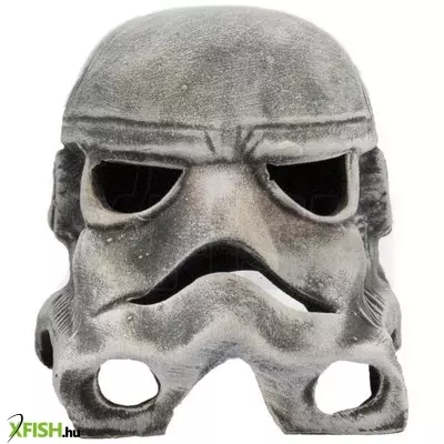 Aquadecor czimmer sisak kerámia akvárium dekoráció (fehér) - cz127 (14x12,5x12,5cm)