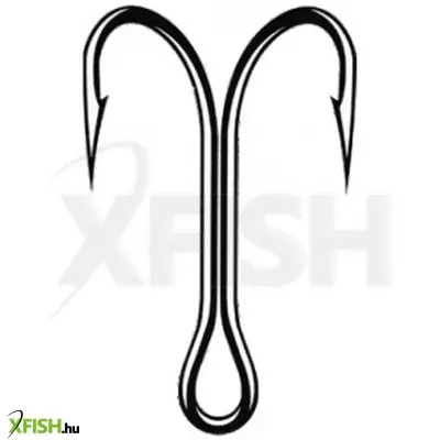 Mistrall 2205Z Dupla Kétágú Rablóhalas Horog Brown 1-es 10db/csomag