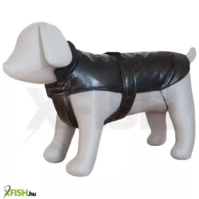 Kutyaruha Bélelt Bőr 36cm Fekete
