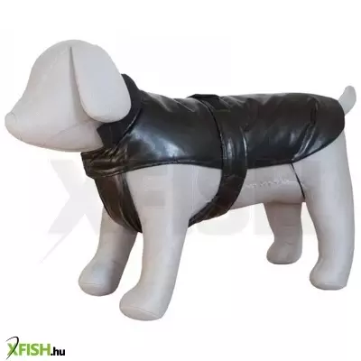 Kutyaruha Bélelt Bőr 50cm Fekete