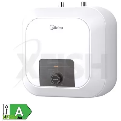 midea d10-20vd1(u) elektromos vízmelegítő, bojler, 2000 w, 10 liter, zománcozott víztartály és fűtőszál, mechanikus vezérlés, konyhapult alá szerelhető