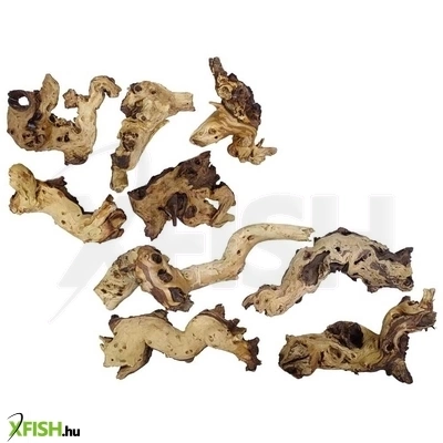 Egyéb vegyes mopani vasfa akvárium dekoráció - M-L méret, 5kg-os csomag