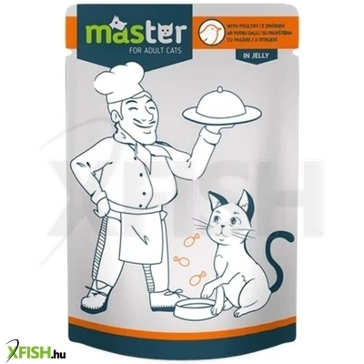 Master Alutasakos Macskaeledel Szárnyas 80g 24db/csomag