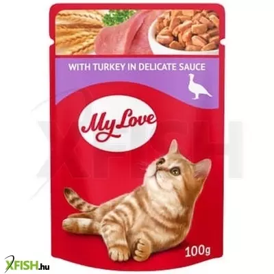 My love alutasakos macskaeledel pulyka ízletes szószban 100g, 24 db/csomag