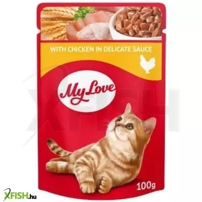 My love alutasakos macskaeledel csirke ízletes szószban 100g, 24 db/csomag