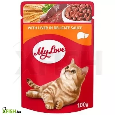 My love alutasakos macskaeledel máj ízletes szószban 100g, 24 db/csomag