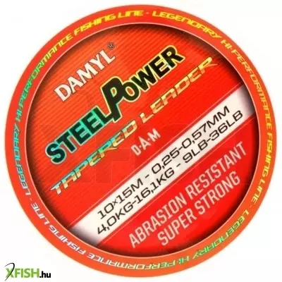Dam Steelpower dobó előtét zsinór Tap.Lead. 10X15 M0,20-0,50