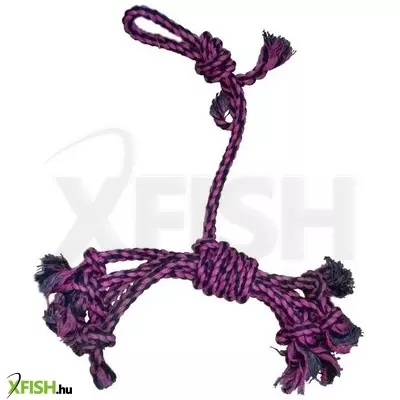 Dezheng pet kutyajáték - pamutkötél csont hurokkal 34cm