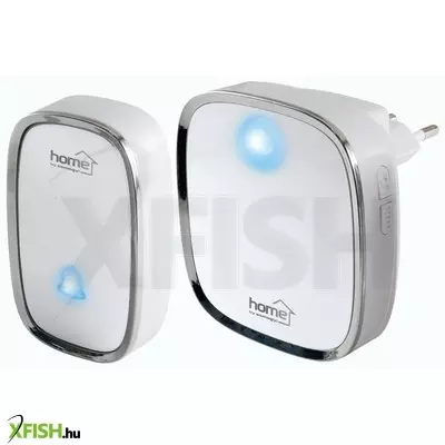 Home db 2050ac vezeték nélküli csengő, 230v, 200 M hatótáv, 36 dallam, 5 fokozatú hangerő, fényjelzés
