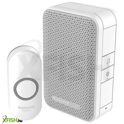 Honeywell home dc311np2 vezeték nélküli csengő, 150m hatótávolság, 4 dallam, ip55 védett nyomógomb, 230v tápellátás
