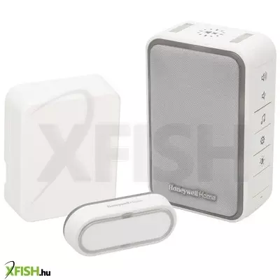 Honeywell home dc315scvl vezeték nélküli csengő, vezetékes - vezeték nélküli átlakítóval, 150m hatótáv, 6 dallam, időzíthető némítás, LED jelzőfény, állítható hangerő, elemes tápellátás