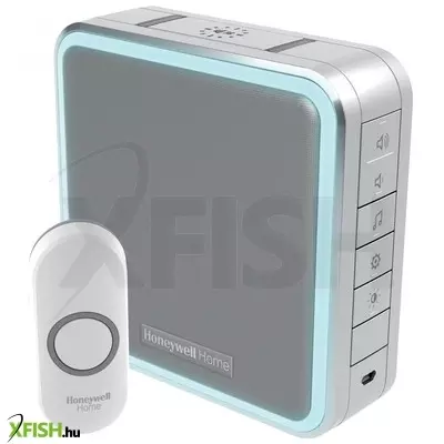 Honeywell home dc915ng vezeték nélküli csengő, 200m hatótáv, 11 dallam, időzíthető némítás, LED jelzőfény, állítható hangerő, elemes tápellátás