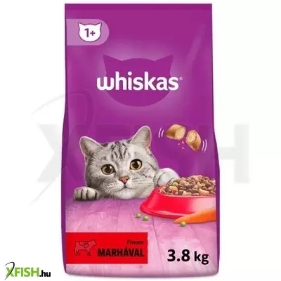 Whiskas száraz macskaeledel marhával 3,8kg