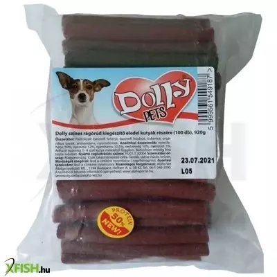 Dolly 100db-os színes rágórúd 920g
