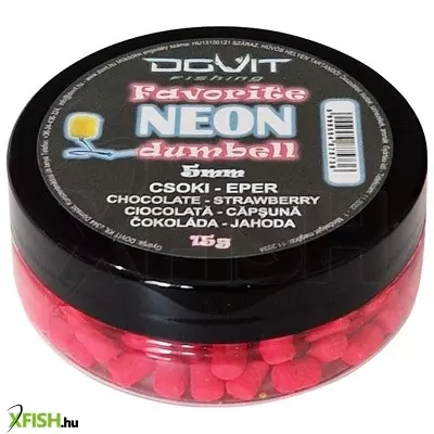 dovit favorite dumbell neon method pellet csoki eper 5mm 15g