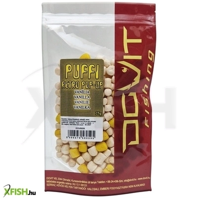 Dovit Pufi Retro Pop-Up Vanília 25g