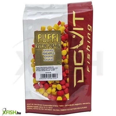 Dovit Pufi Retro Pop-Up Ananász 25g