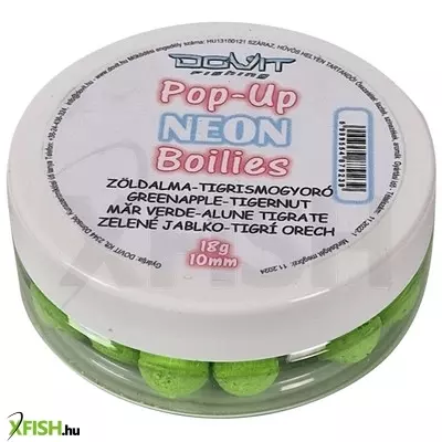 Dovit Pop-Up Neon Bojli Method Csali Zöldalma Tigrismogyoró 10mm 18g