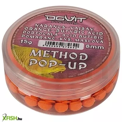 dovit method pop up lebegő method csali narancs vajsav 8mm 15g