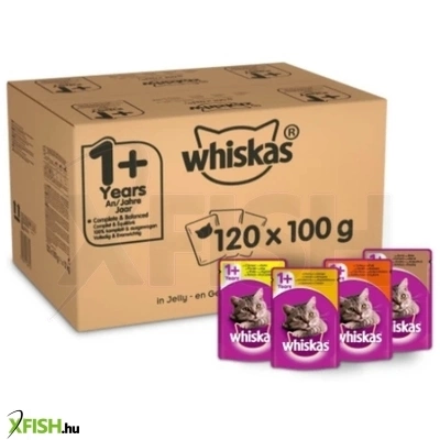 Whiskas alutasakos multipack baromfi 120x85g, 4 db/csomag