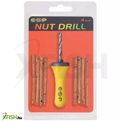 Esp Nut Drill Csalifúró + Parafa 4Mm 1+8db/cs (231139)