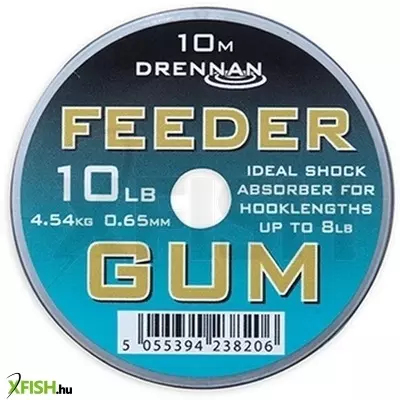 Drennan Feeder Gum Világosbarna Erőgumi 10Lb 0,65 mm 10M 4,5 kg (238206)