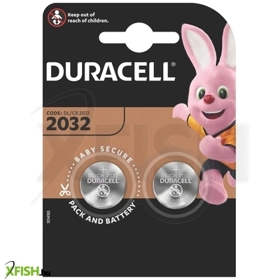 Duracell dl2032 10pp040028 lítium gombelem, 3,2 V feszültség, 2db/bliszter