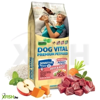 Dog Vital Sensitive Adult Száraztáp Beef Rice Marhás Rizses 12000g
