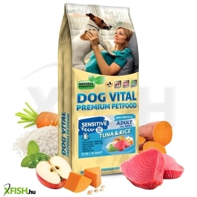 Dog Vital Sensitive Adult Száraztáp Tuna Rice Tonhal Rizses 12000g