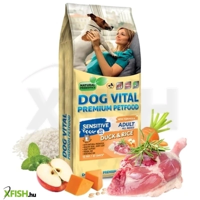 Dog Vital Sensitive Adult Száraztáp Duck Rice Kacsás Rizses 12000g