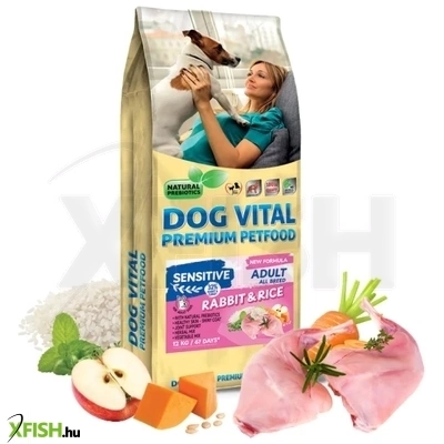 Dog Vital Sensitive Adult Száraztáp Rabbit Rice Nyúl Rizses 12000g