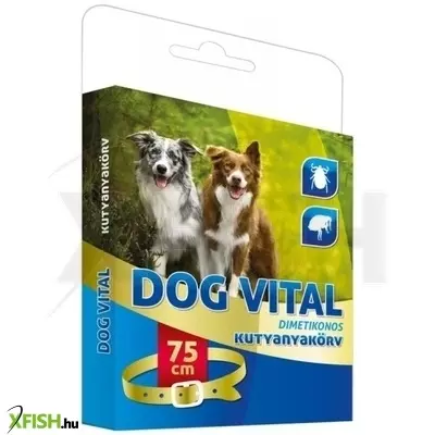 Dog Vital Dimetikonos Kutyanyakörv Fekete