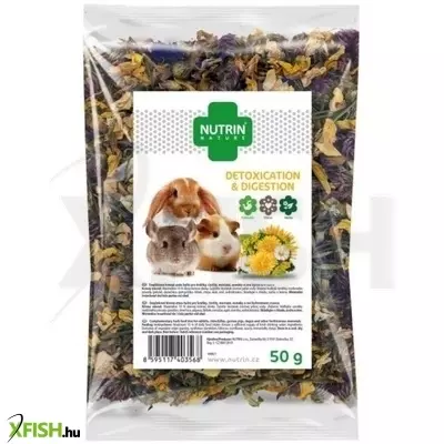 Nutrin Nature Rágcsálóknak, Emésztés És Méregtelenítés 50g