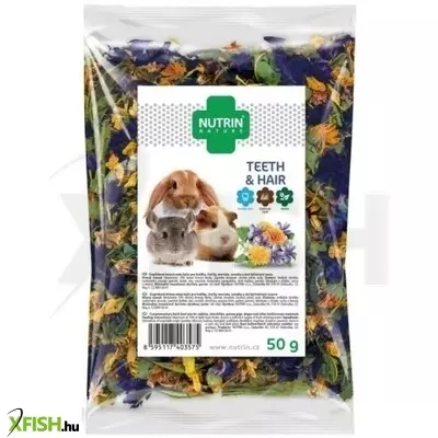 Nutrin Nature Rágcsálóknak, Fogak És Szőrzet 50g