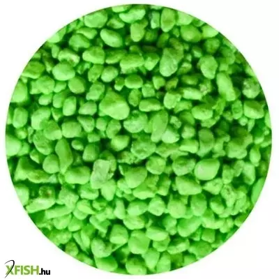 Evidecor színes akváriumi aljzatkavics világoszöld 750g - 1-2mm