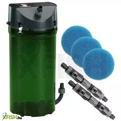eheim classic 250 akváriumi külső szűrő 440l/h - szivacs töltet, dupla csapok