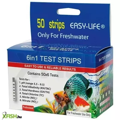 Easy-life 6 az 1-ben vízteszt akváriumhoz, kerti tóhoz