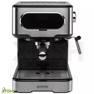 Gorenje escm15dbk digitális eszpresszó kávéfőző, 15 bar, érintőgombok, 1,5 literes tartáy, 1100w