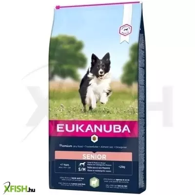 Eukanuba Senior Small & Medium Lamb & Rice kutyatáp 12kg