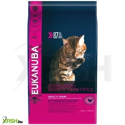 Eukanuba Cat Sterilised Macskatáp 10000g