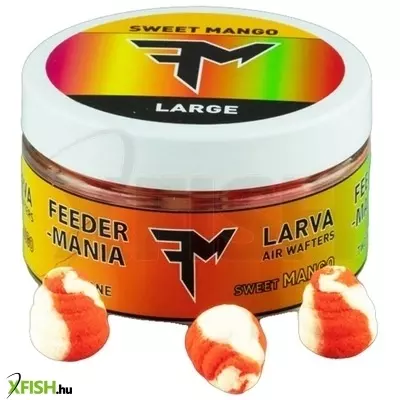 Feedermánia Larva Air Wafters Two Tone Lebegő Gumicsali L Sweet Mango Édes Mangó 37 g
